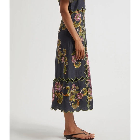 NWT Farm Rio Embroidered dress with cutouts - Picture 3 of 10